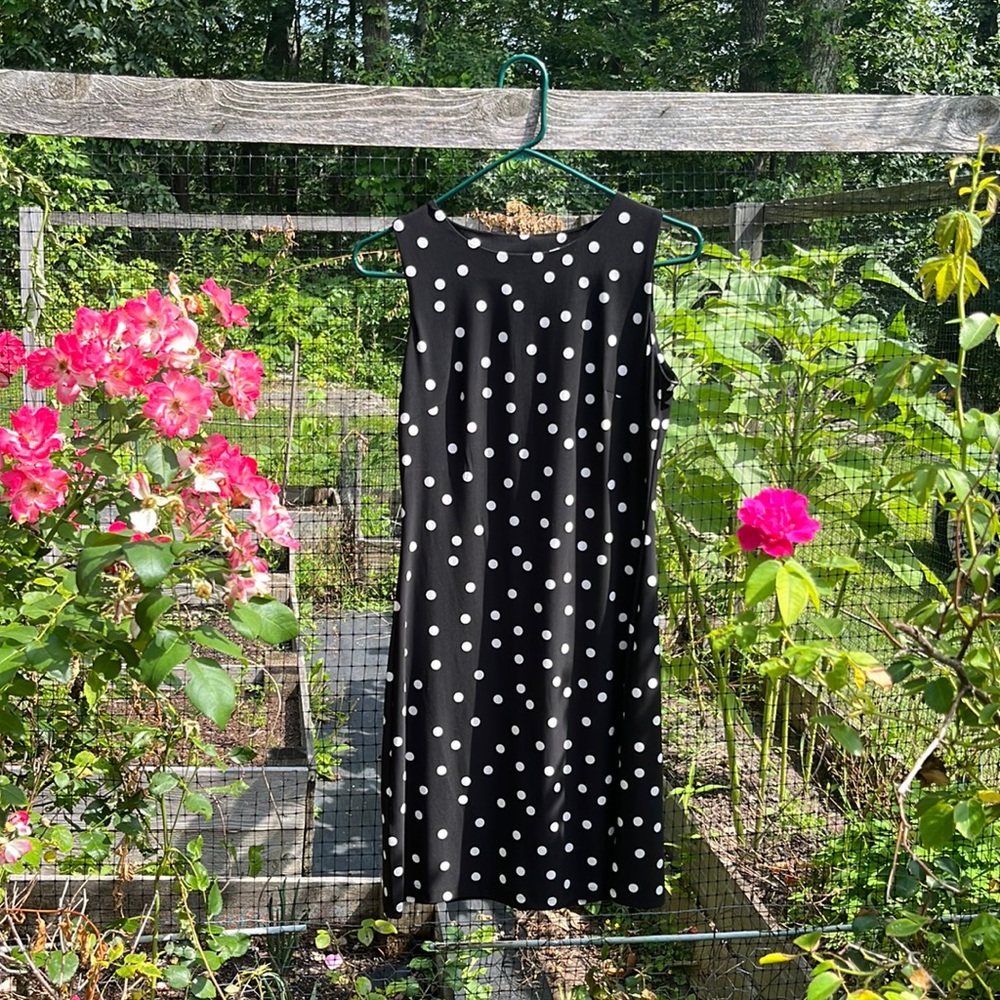 Tommy Hilfiger black and white Polka dot dress
